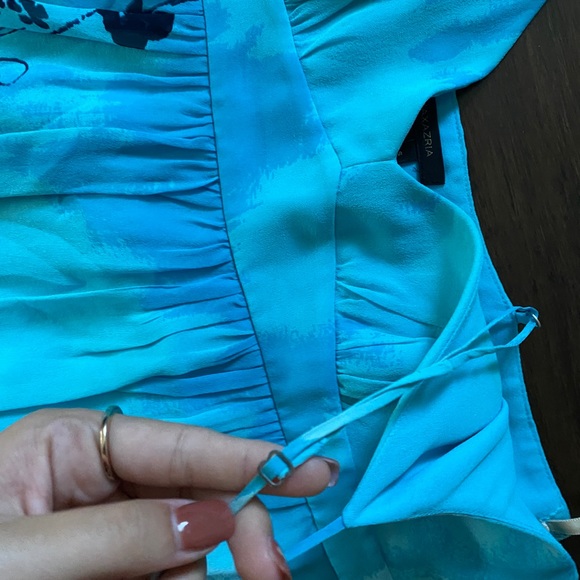 Blue Silk BCBG Dress - Picture 9 of 12